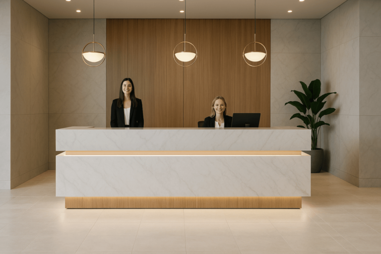 Welkomst Custom Reception Desk for hotel