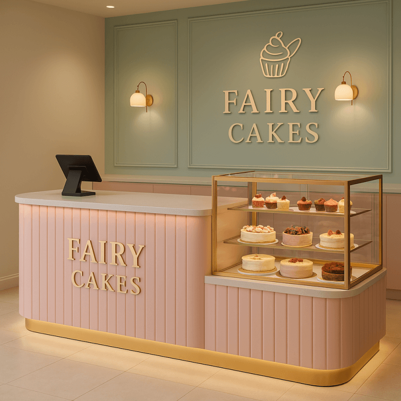Welkomst Fairy Cakes Counter