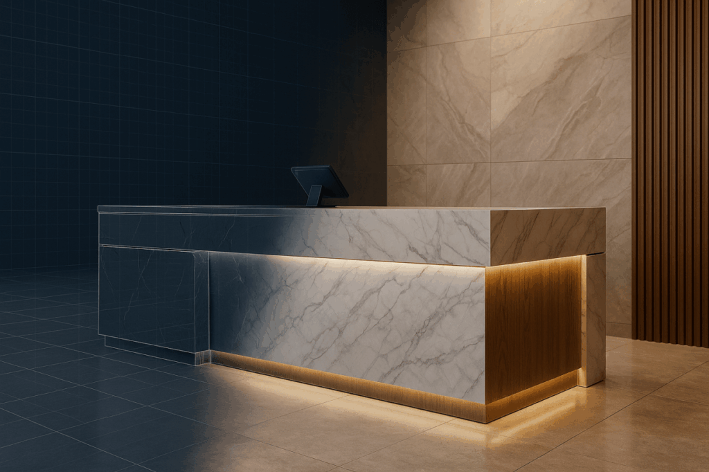 Custom Reception Desks by Welkomst